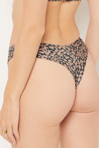Bikinibroekje - Antraciet en Lichtbruin
