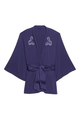 Déshabillé A Peek Behind The Lace - Bleu marine - Savage x Fenty