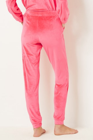 Jogging de pyjama en velours Dunkan - Fuchsia
