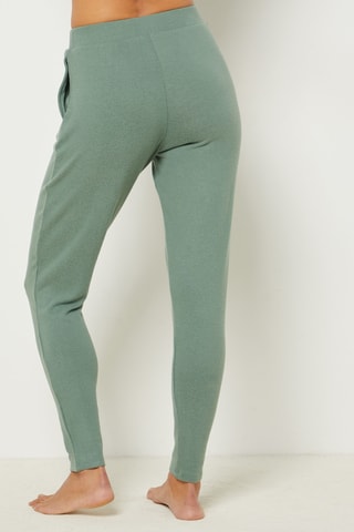 Pyjamabroek hoge taille Cloane - Kaki