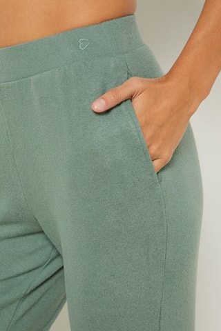 Pyjamabroek hoge taille Cloane - Kaki