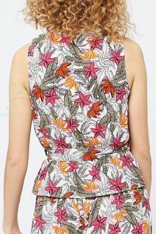 Top Tropico Blanc et kaki - Etam