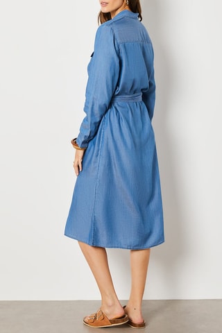 Robe chemise - Bleu clair - Etam