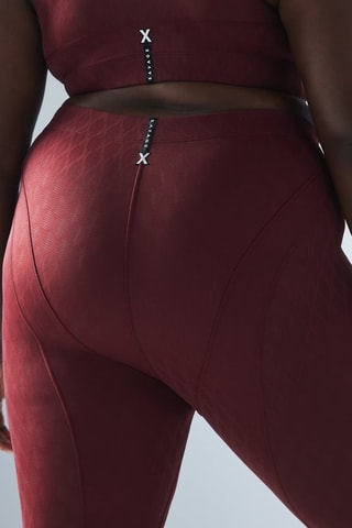 Legging Hoge Taille Peak Performance - Bordeauxrood