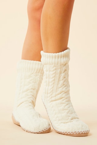 Antislipsokken Nolia Ecru