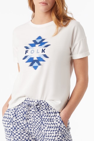 T-shirt Snow Ecru