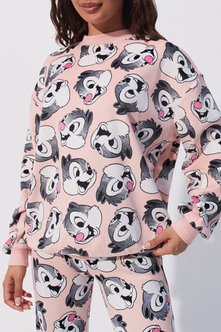 Sweat Tic et Tac, les Rangers du Risque - Rose - Undiz