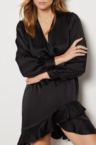 Robe volantée - Noir