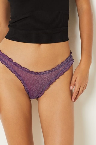 Tanga Amber Shiny - Violet