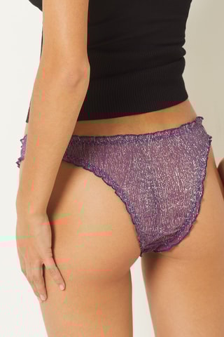 Tanga Amber Shiny - Violet