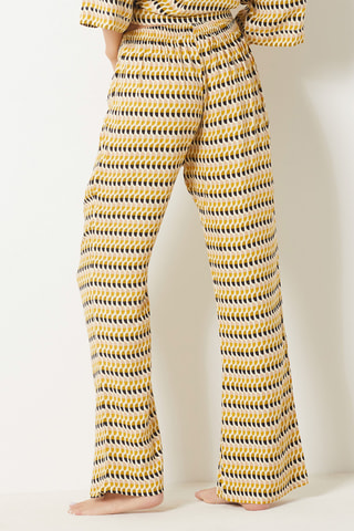 Pantalon de pyjama Mich - Jaune et blanc