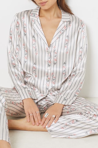 Chemise de pyjama Tige - Abricot