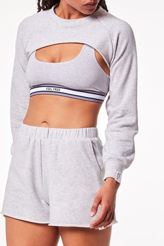 Korte Sweater Alexei Grijs