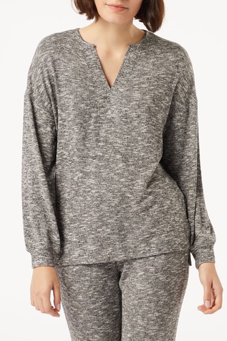 Sweater Loungewear Gemêleerd Antraciet
