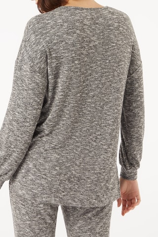 Sweater Loungewear Gemêleerd Antraciet