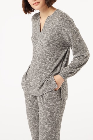 Sweater Loungewear Gemêleerd Antraciet