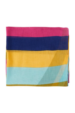 Sjaal - geel en fuchsia