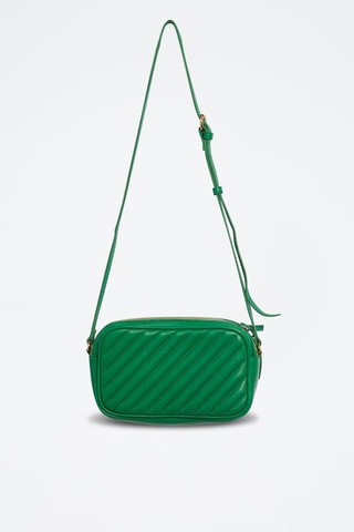 Leren Schoudertas -  Groen