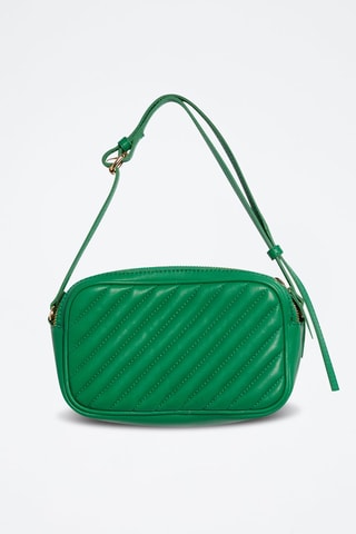 Leren Schoudertas -  Groen