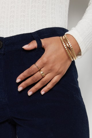 Velours Broek - Marineblauw