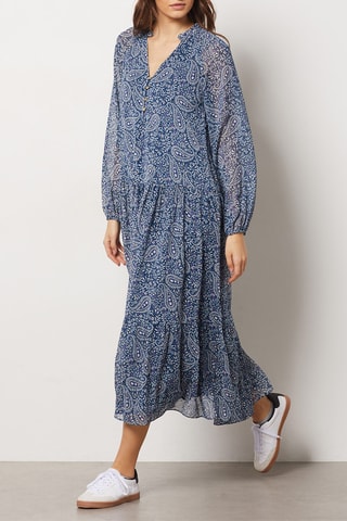 Robe longue - Bleu