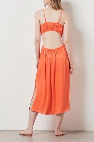 Robe midi - Orange