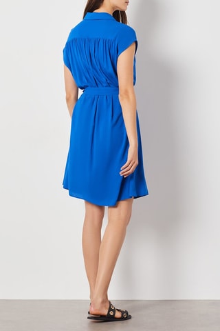 Blouse-jurk - Marineblauw