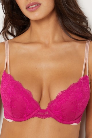 Soutien-gorge push-up Liberté - Fuchsia