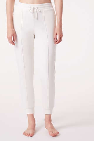 Jogging taille haute Bunji Ecru