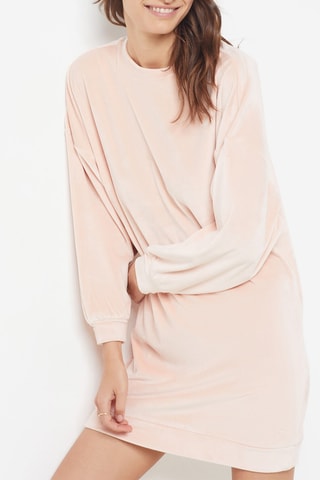 Chemise de nuit en velours Dunkan - Orange clair