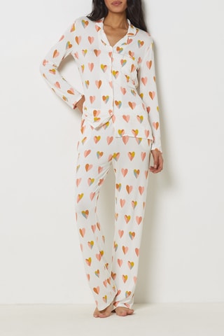 Chemise de pyjama Paolam - Ecru - Etam