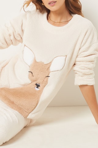 Pyjamasweater Nadi - Ecru