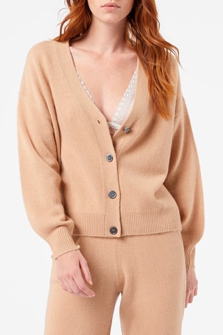 Gilet Alana en cachemire recyclé Dune - Etam