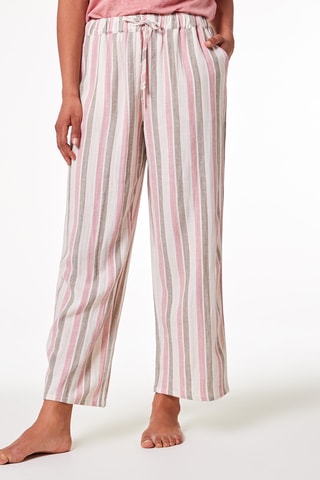 Pantalon wide legs en lin taille haute Roan Ecru