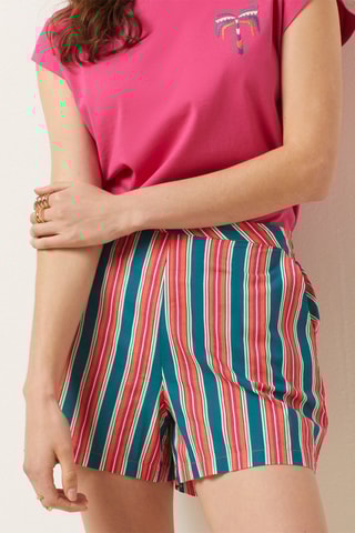 Short de pyjama taille haute Bahananas Fuchsia