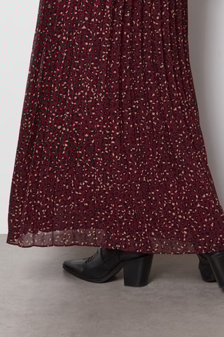Lange Rok - Bordeauxrood
