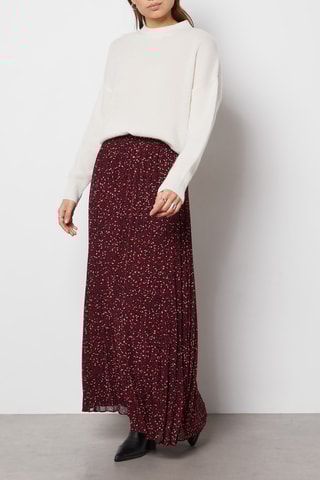 Lange Rok - Bordeauxrood