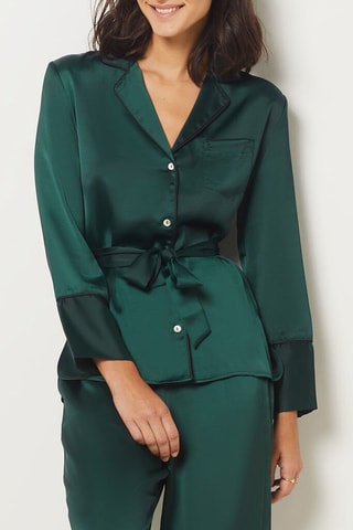 Chemise de pyjama Ely - Vert sapin