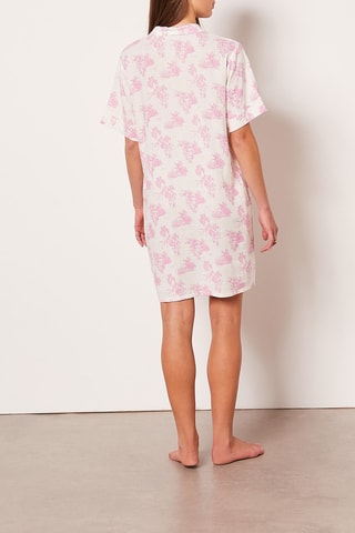 Chemise de nuit en lin Uriane - Ecru