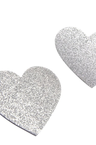 Tepelplakkers Petales Glitter- Zilverkleurig