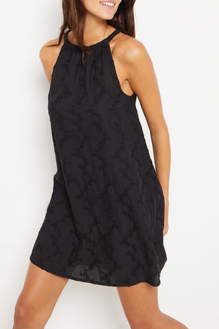 Nuisette en broderie anglaise Destiny - Noir