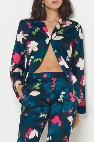 Pyjamablouse Leaf - Groen