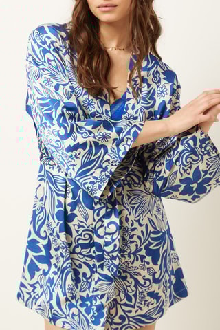 Déshabillé Blue Amalfi Bleu roi