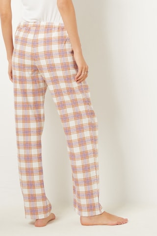 Pantalon de pyjama Ceris - Ecru et orange