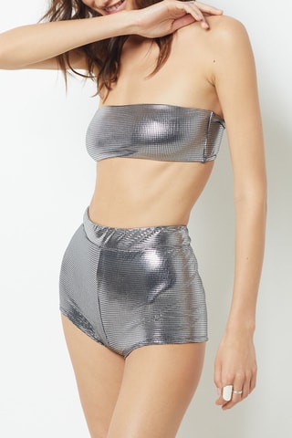 Short taille haute Futurista - Argenté - Etam