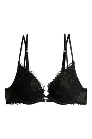 Soutien-gorge push-up Lumineuse - Noir