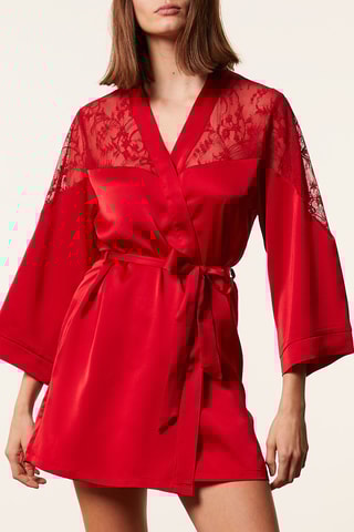 Robe de chambre - Rouge - Etam
