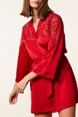 Robe de chambre - Rouge - Etam