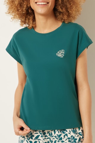 T-shirt - Groen - Etam