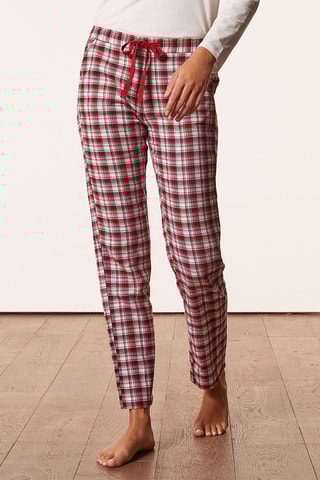 Pyjama 3 pièces - Blanc et rouge - Etam